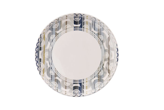 Hermia Grey Serv Lines Juego de Platos de Servicio Navideños de 6 Piezas Multicolor
